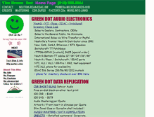 Tablet Screenshot of greendotaudio.com